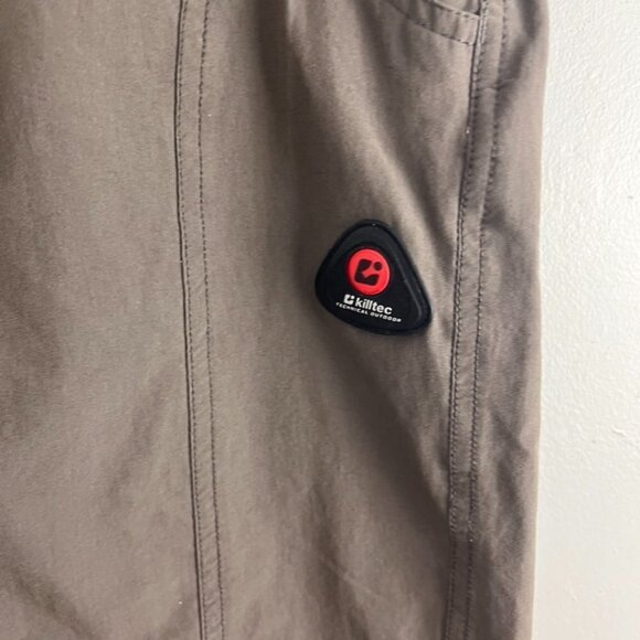 Killtec Brown Nylon Hiking Capris - Picture 2 of 9